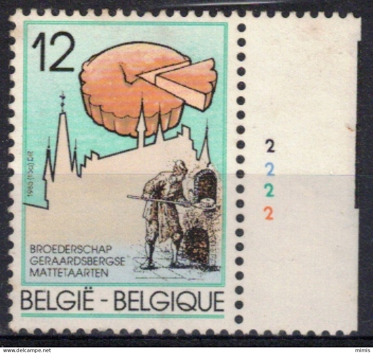 BELGIQUE      Planche N° 2  N° 2184 ** Neuf Sans Charnière - 1981-1990