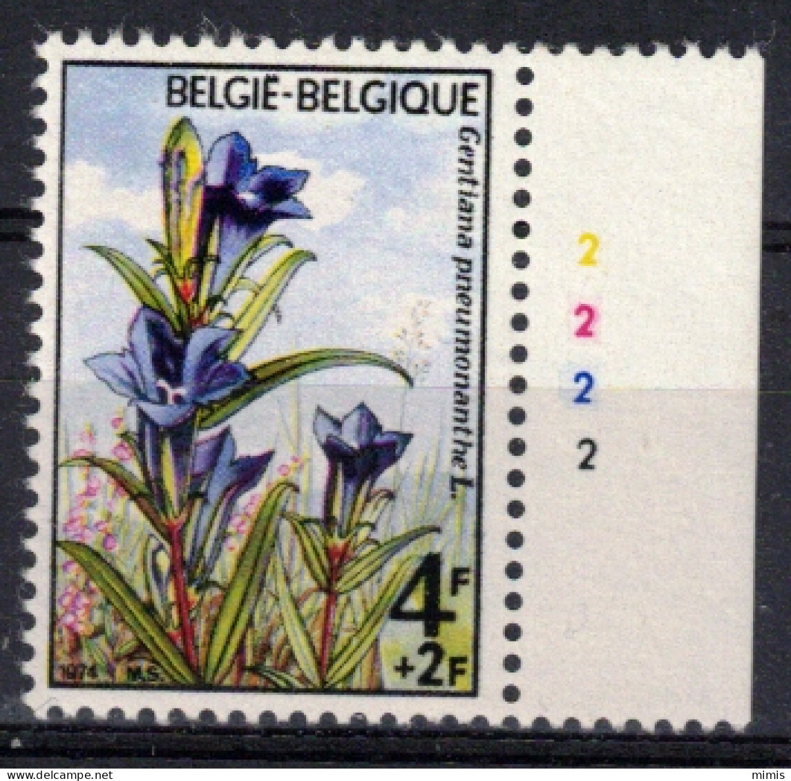 BELGIQUE      Planche N° 2  N° 1738 ** Neuf Sans Charnière - 1971-1980