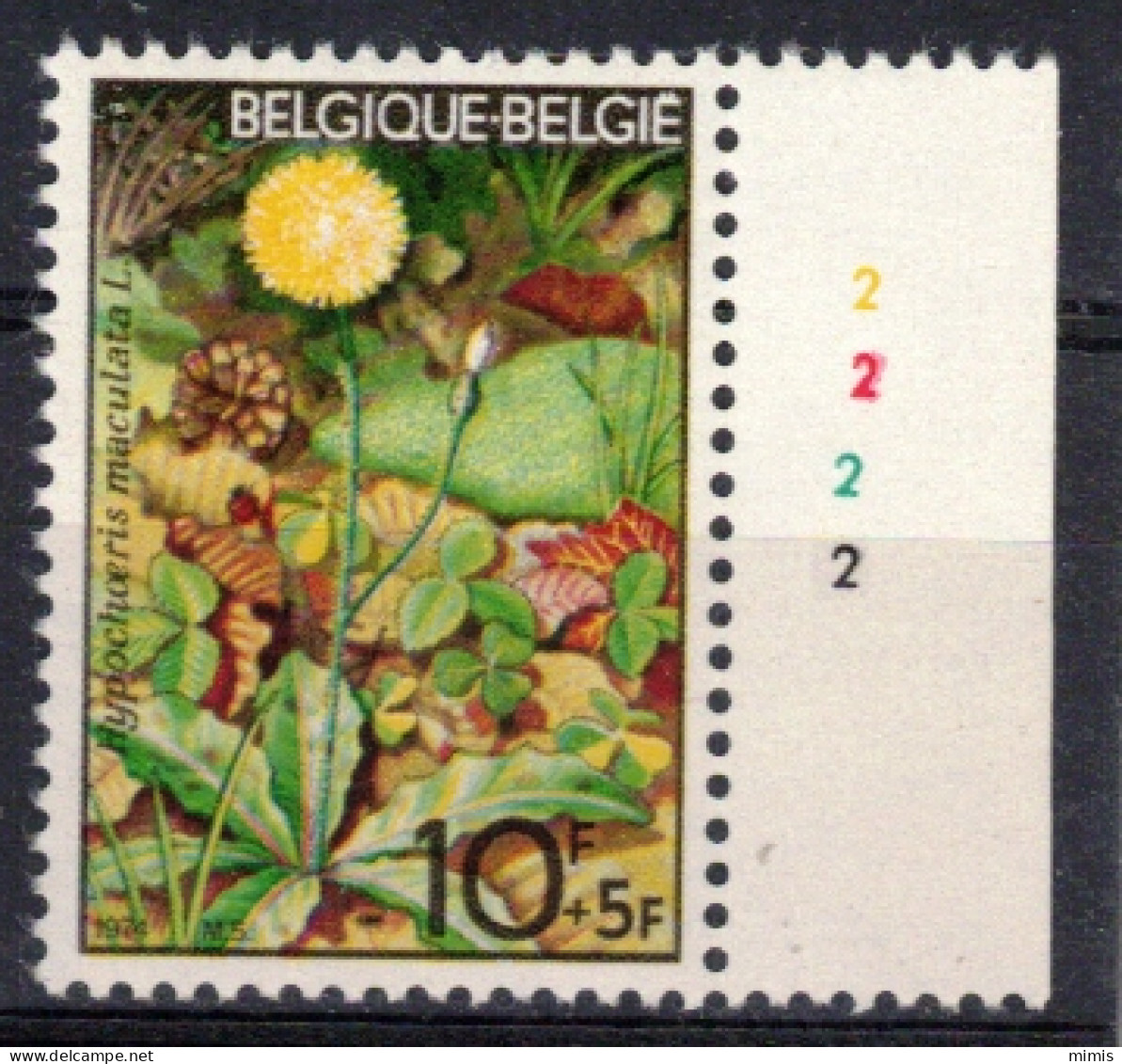 BELGIQUE      Planche N° 2  N° 1741 ** Neuf Sans Charnière - 1971-1980