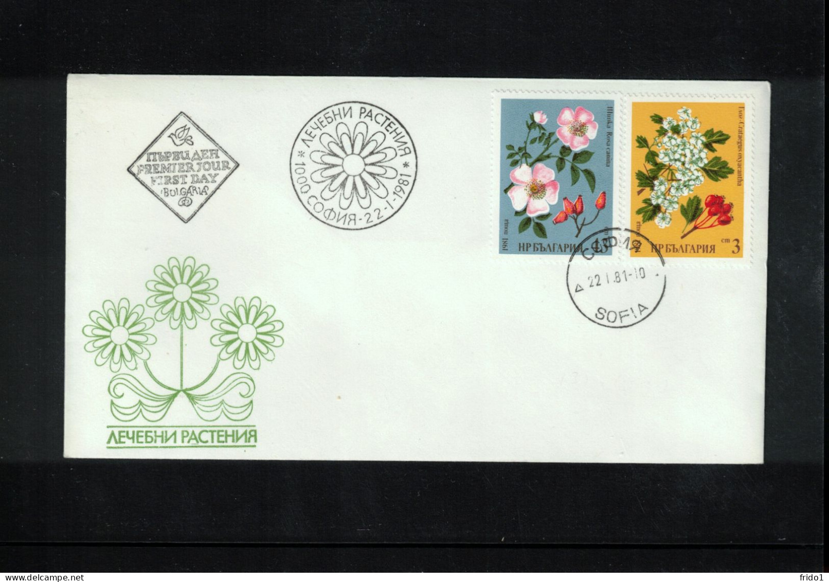 Bulgaria 1981 Medicinal Plants FDC - Geneeskrachtige Planten