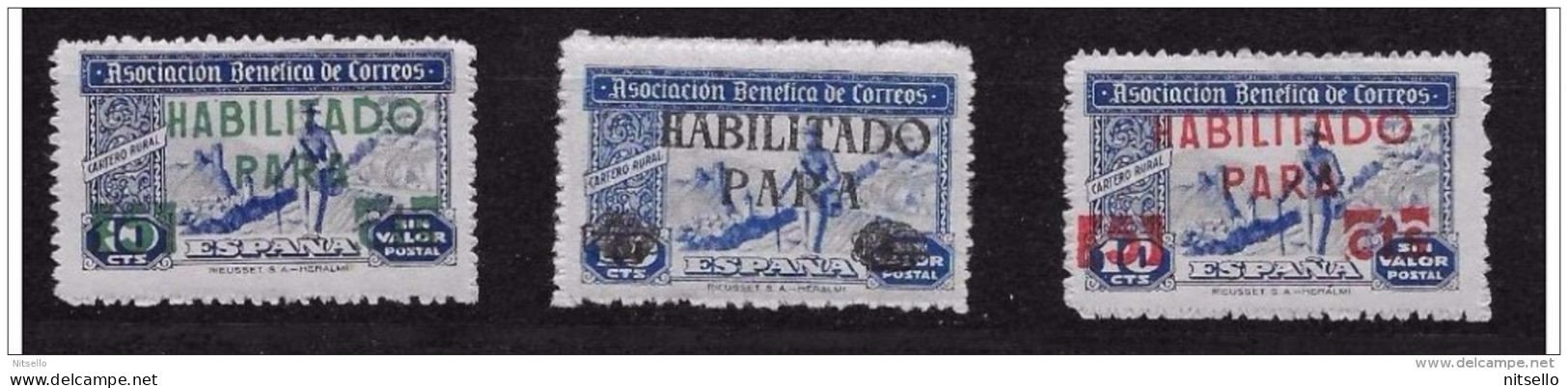 EN CLASIF.    ///   ASOCIACION BENEFICA DE CORREOS HABILITADOS // NUEVOS ** MNH     //  ¡¡¡¡¡¡¡¡  LIQUIDATION !!!!!!!! - Charity