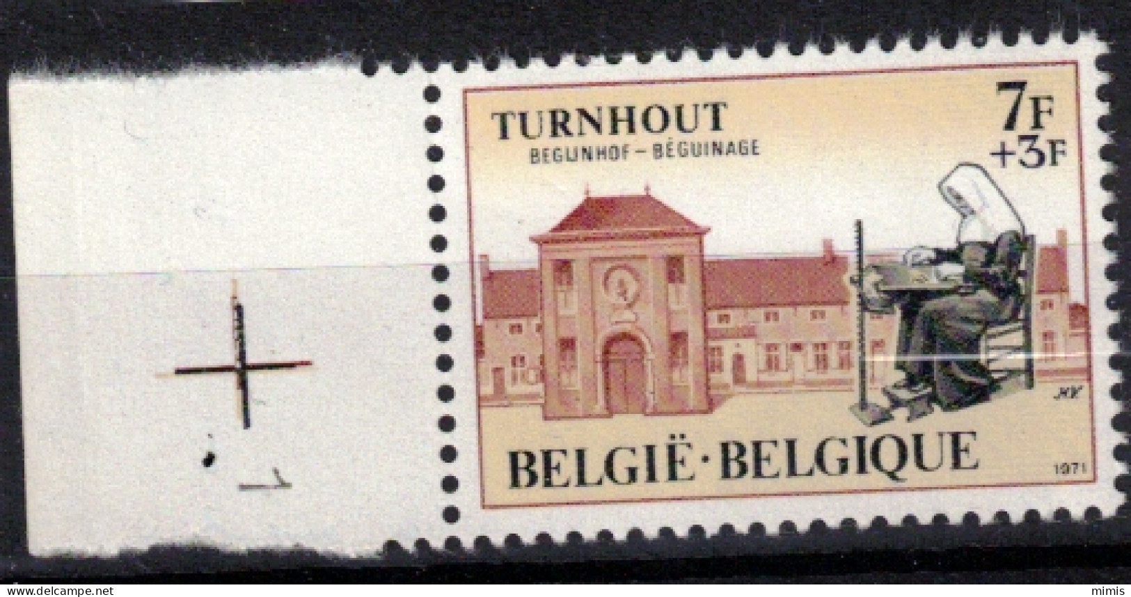 BELGIQUE      Planche N° 1  N° 1572 ** Neuf Sans Charnière - 1971-1980