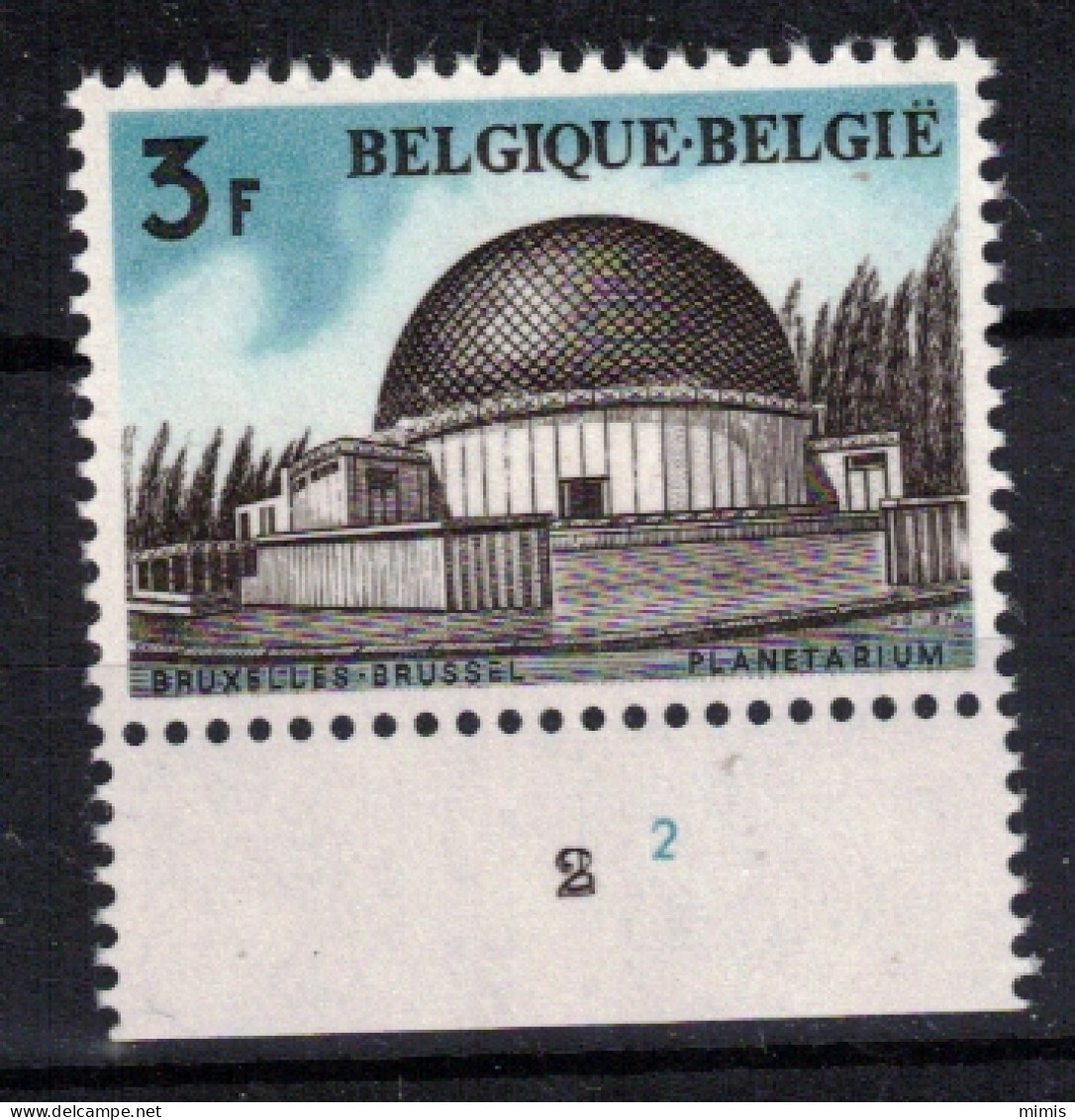 BELGIQUE      Planche N° 2  N° 1718 ** Neuf Sans Charnière - 1971-1980