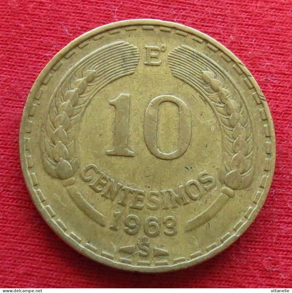 Chile 10 Centesimos 1963 KM# 191 *V1T Chili - Chile