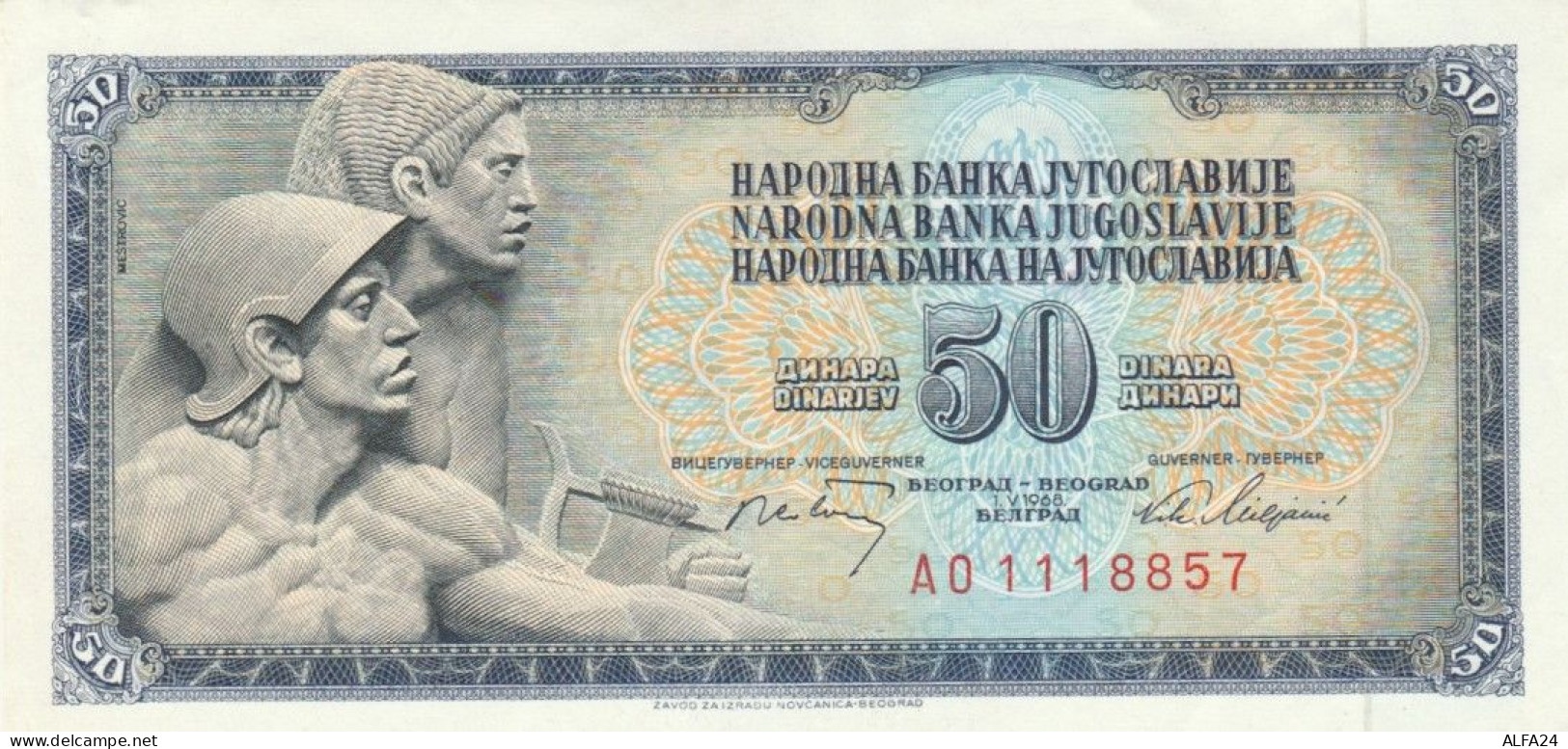 BANCONOTA JUGOSLAVIA 50 VF (VX1561 - Yougoslavie