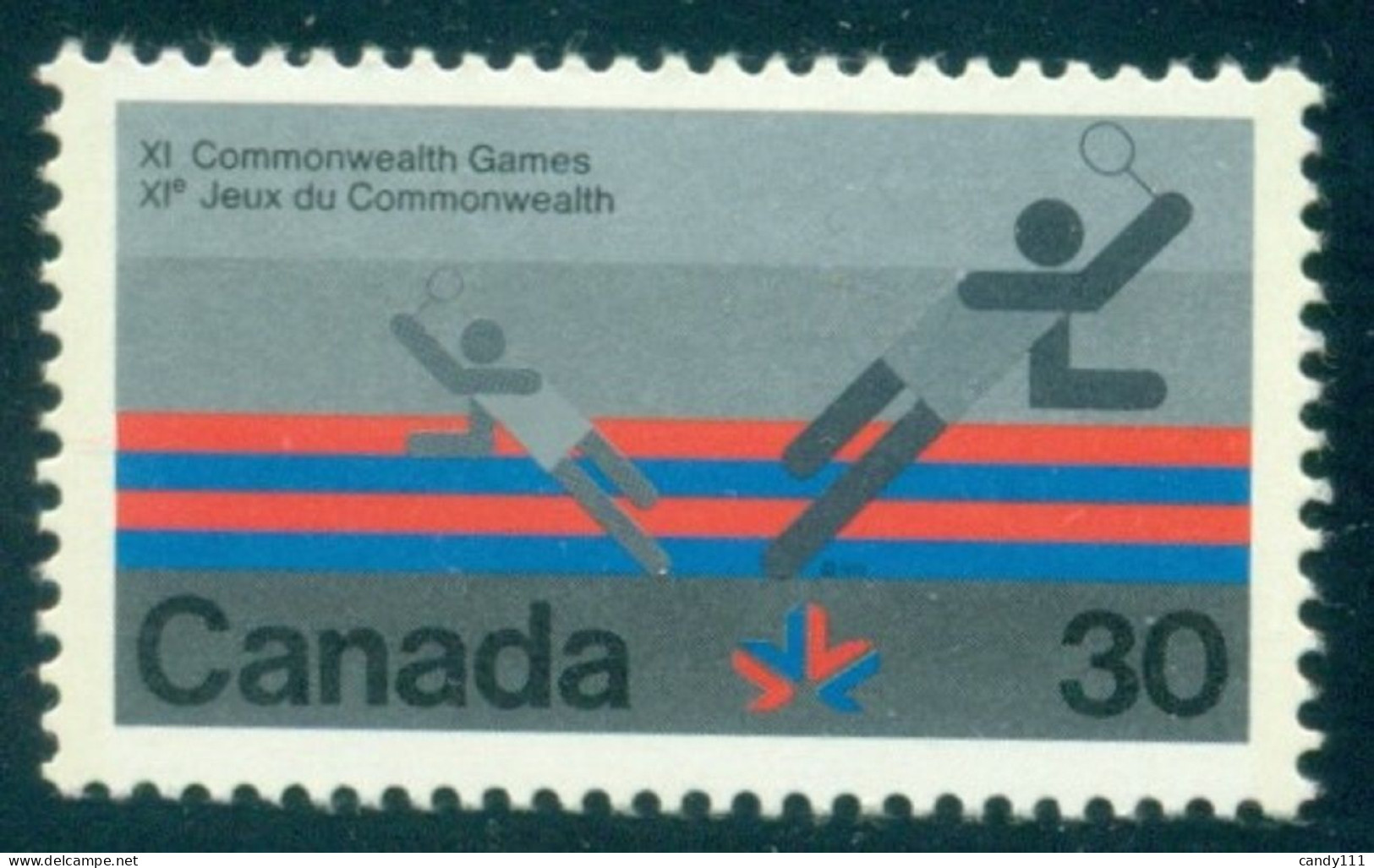 1978 Commonwealth Games, Edmonton,Badminton,Canada,Mi.686,MNH - Bádminton