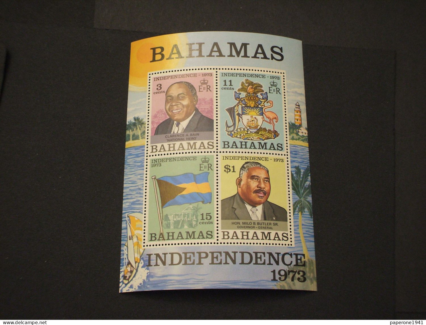 BAHAMAS - BF 1973 INDIPENDENZA(uccello) - NUOVI(++) - Bahamas (1973-...)