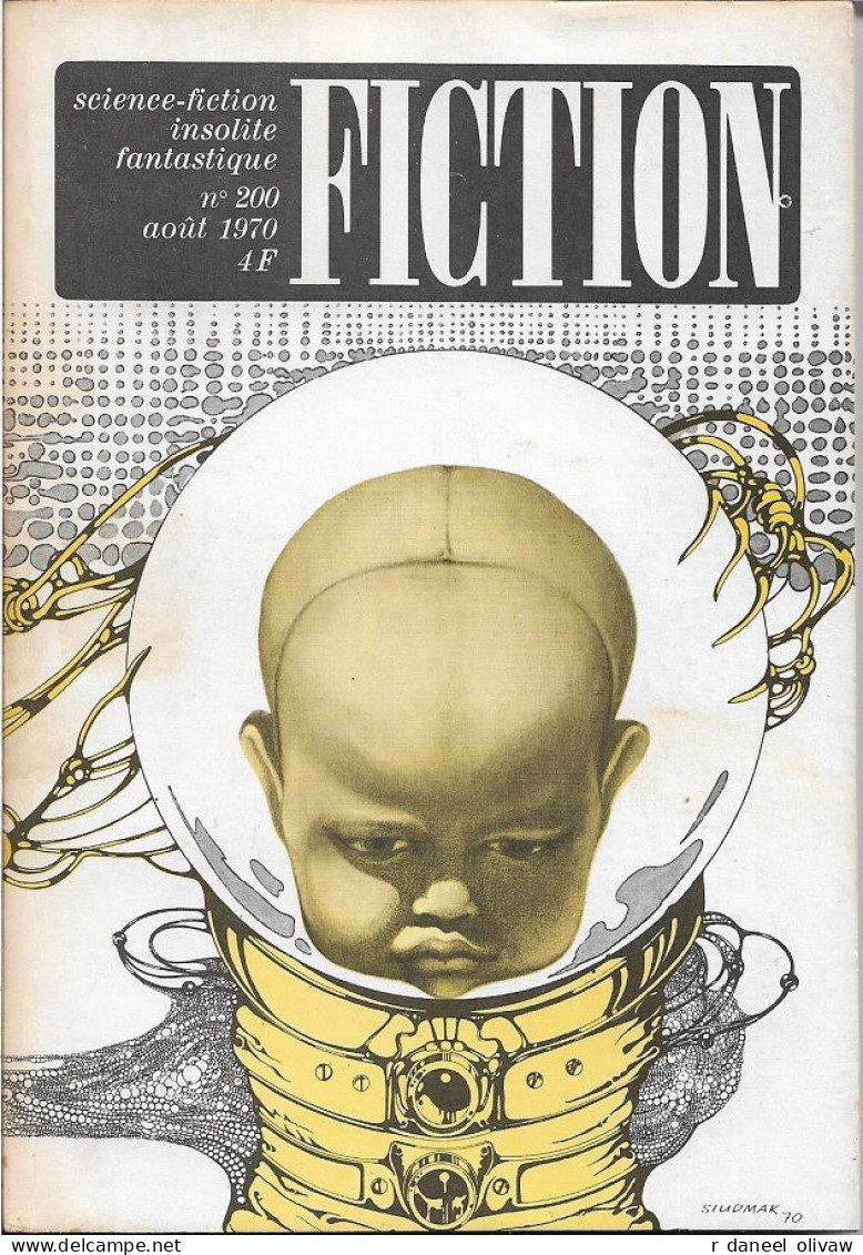 Fiction N° 200, Août 1970 (TBE+) - Fiction