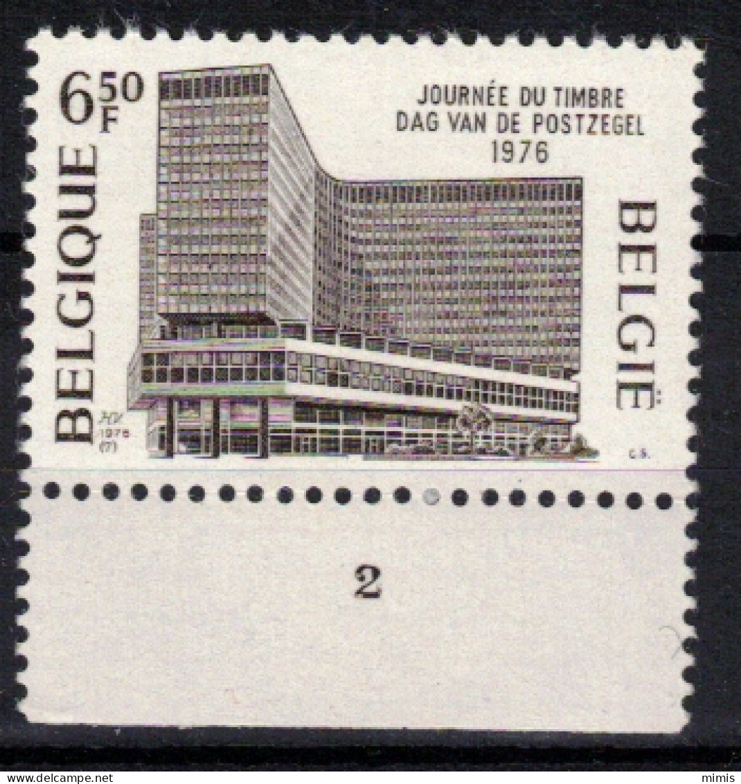 BELGIQUE           Planche N° 2       N° 1803 ** Neuf Sans Charnière - 1971-1980