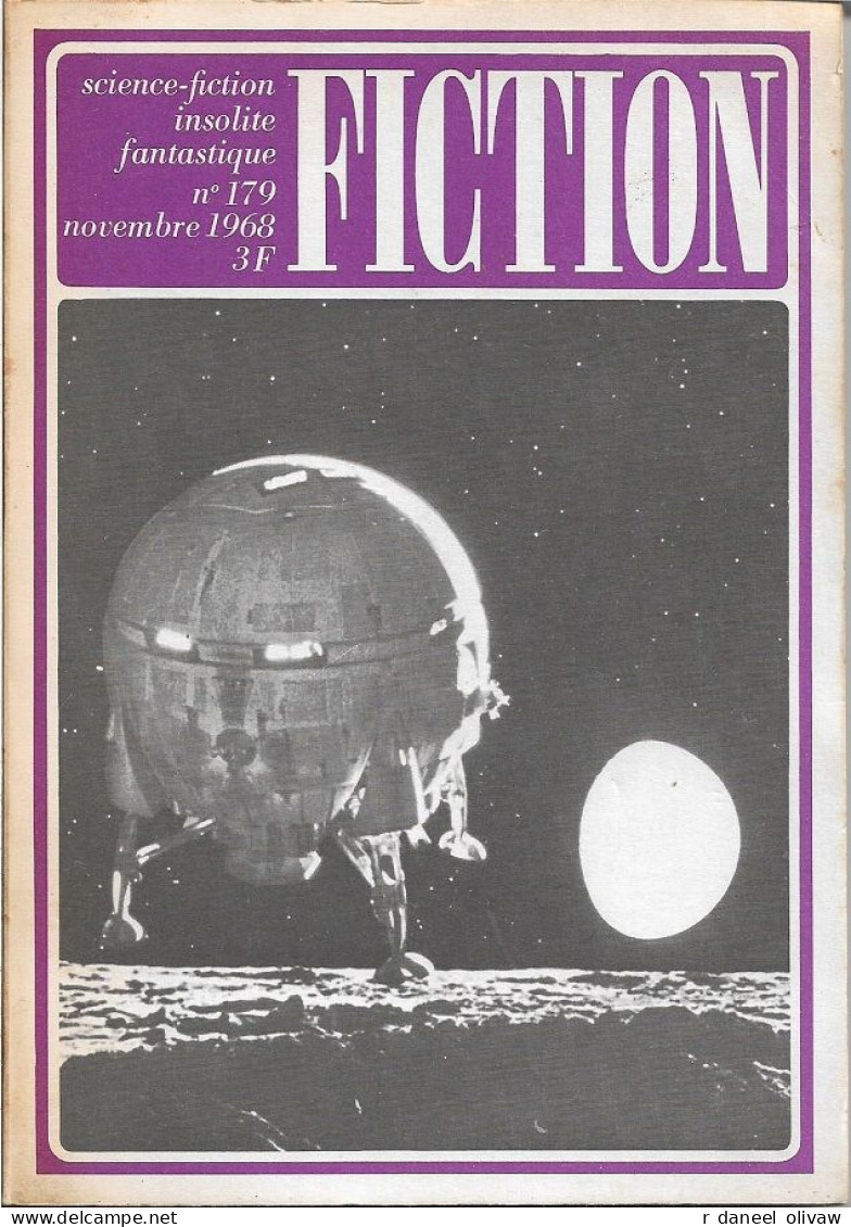 Fiction N° 179, Novembre 1968 (TBE) - Fiction