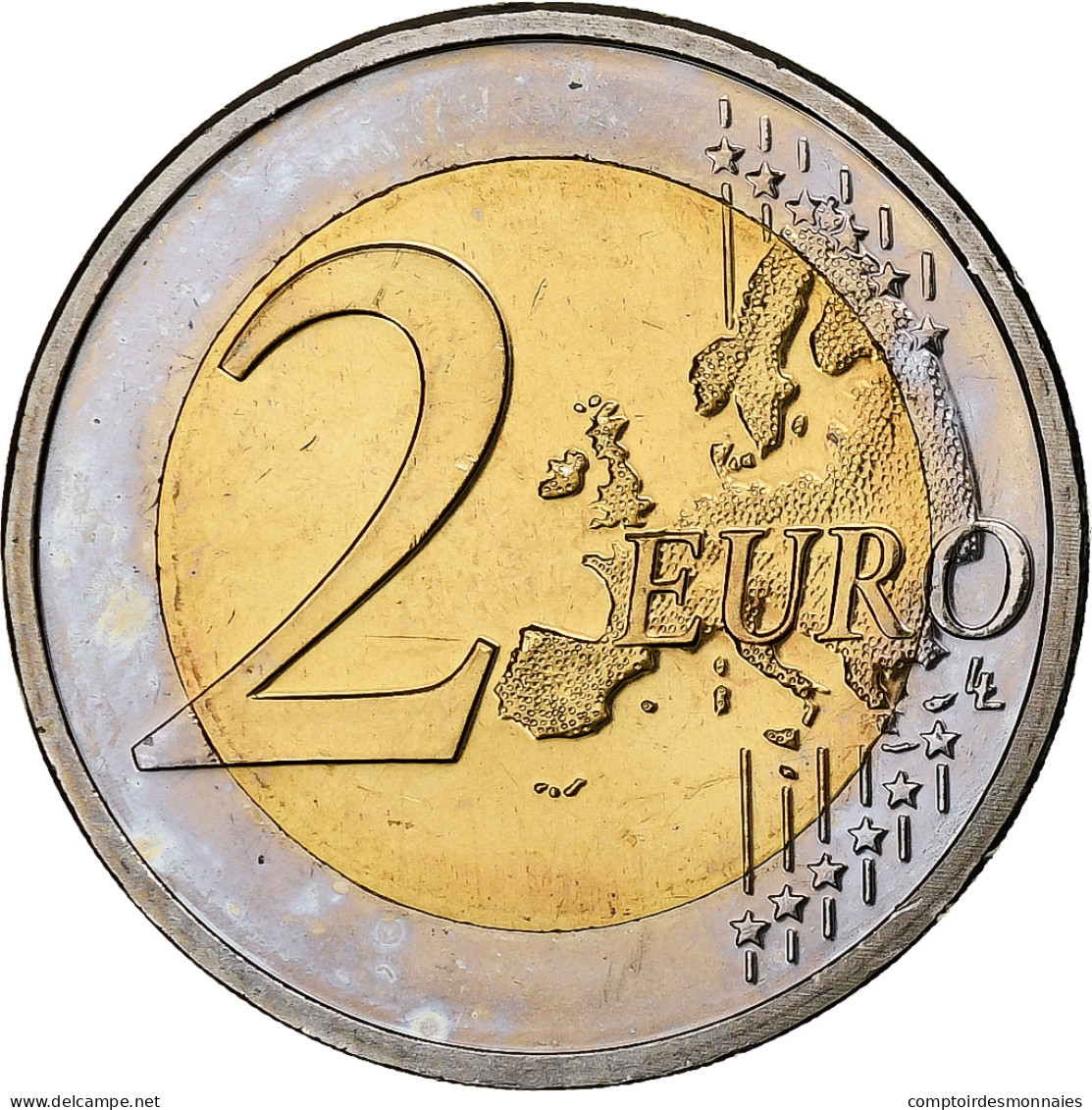 Chypre, 2 Euro, 10 Years Euro, 2009, SPL, Bimétallique, KM:89 - Zypern