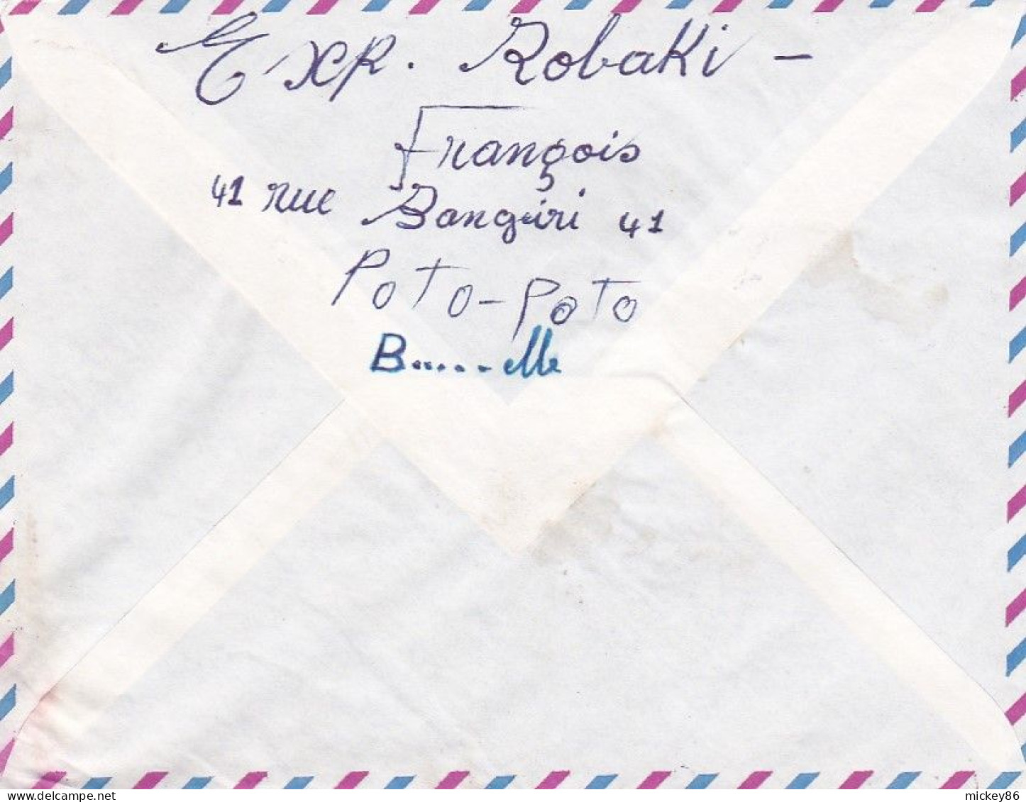 CONGO - 1962 -- Lettre De BRAZZAVILLE  Pour POITIERS-86 (France)...tp Seul Sur Lettre ....cachet - Other & Unclassified