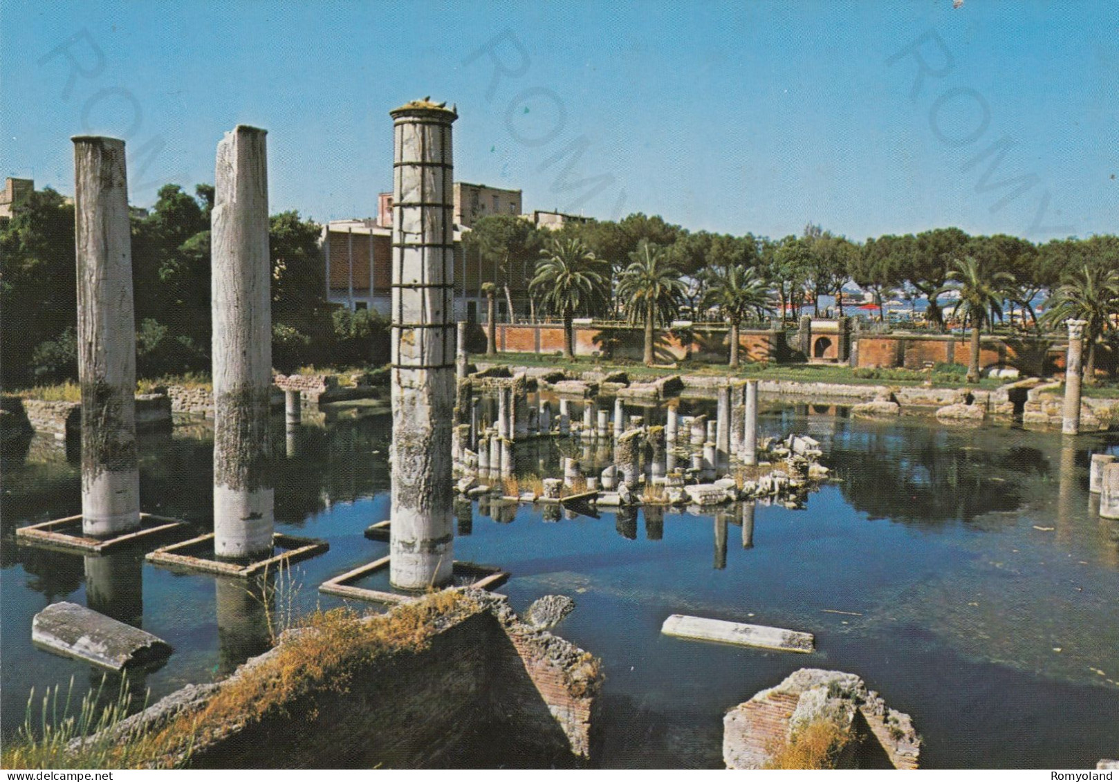 CARTOLINA  POZZUOLI,CAMPANIA-TEMPIO DI SERAPIDE-MEMORIA,CULTURA,RELIGIONE,IMPERO ROMANO,BELLA ITALIA,NON VIAGGIATA - Pozzuoli