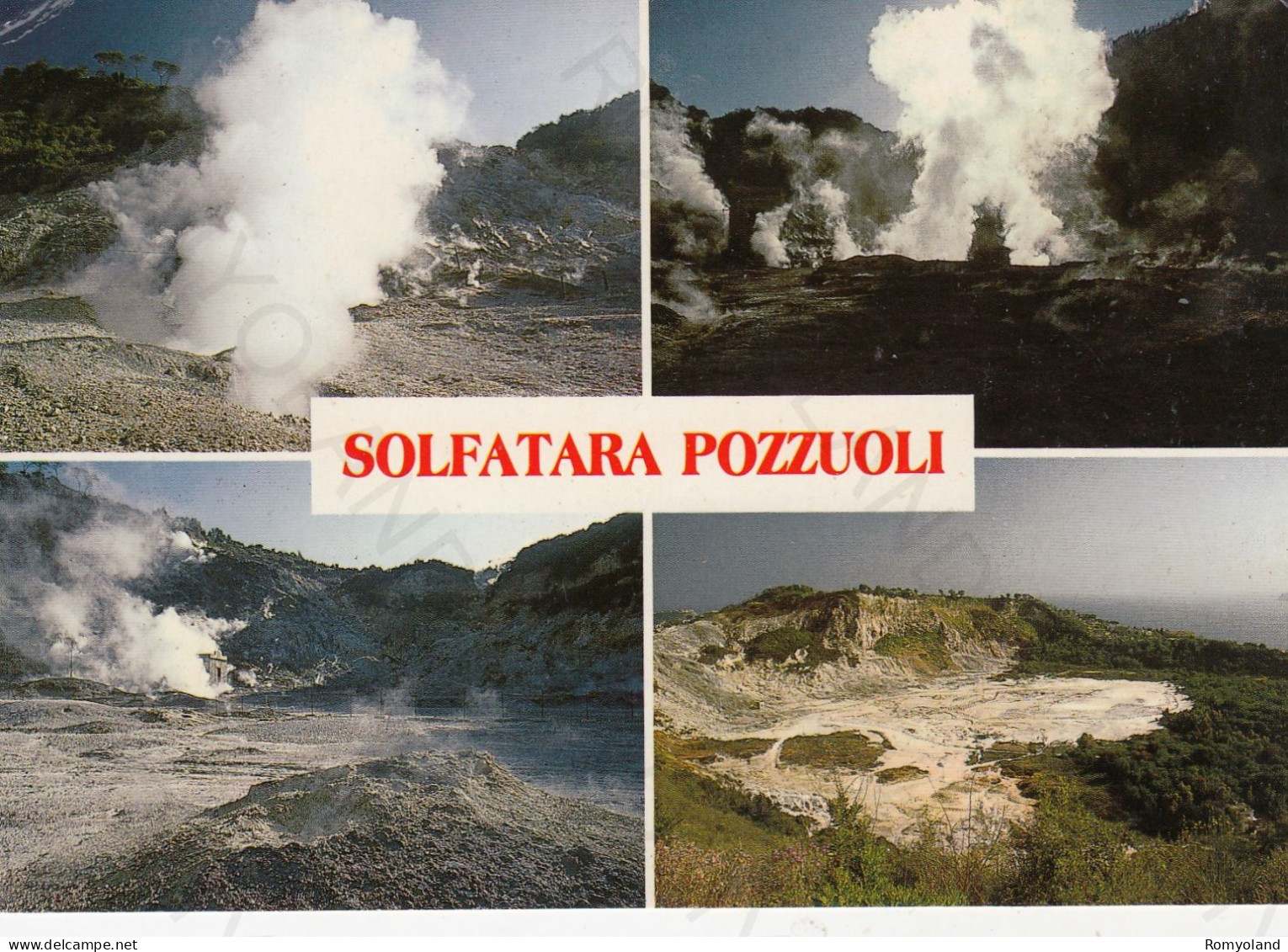 CARTOLINA  POZZUOLI-SOLFATARA,CAMPANIA-VEDUTE-MEMORIA,CULTURA,RELIGIONE,IMPERO ROMANO,BELLA ITALIA,NON VIAGGIATA - Pozzuoli