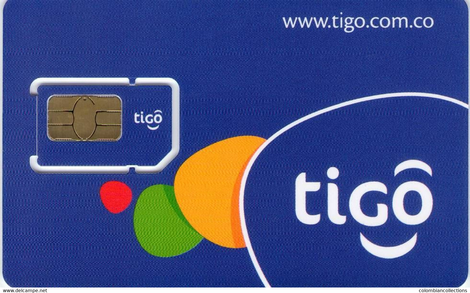 Lote TT220, Colombia, Tarjeta Telefonica, Phone Card, Tigo, SIM Card, Chip Ericsson ICCID, 2011 - Colombia