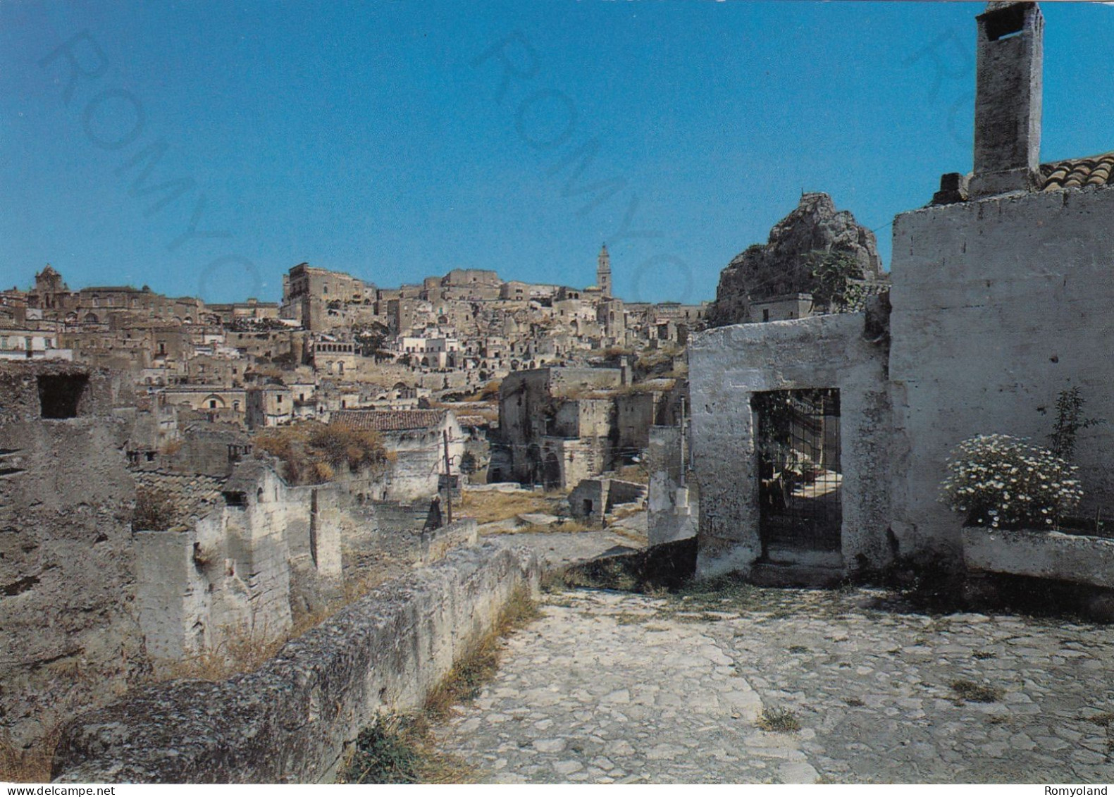 CARTOLINA  MATERA,BASILICATA-PANORAMA SASSO CAVEOSO-STORIA,MEMORIA,CULTURA,RELIGIONE,IMPERO,BELLA ITALIA,NON VIAGGIATA - Matera