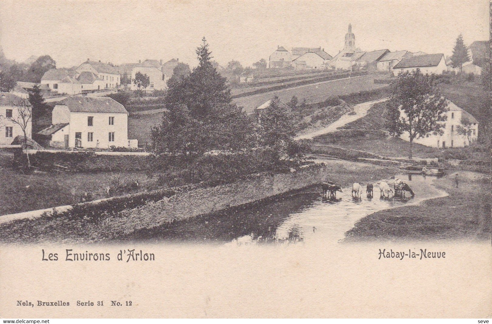 HABAY-LA-NEUVE Environs D'Arlon  Editions Nels Dos Non Divisé Non Postée - Habay