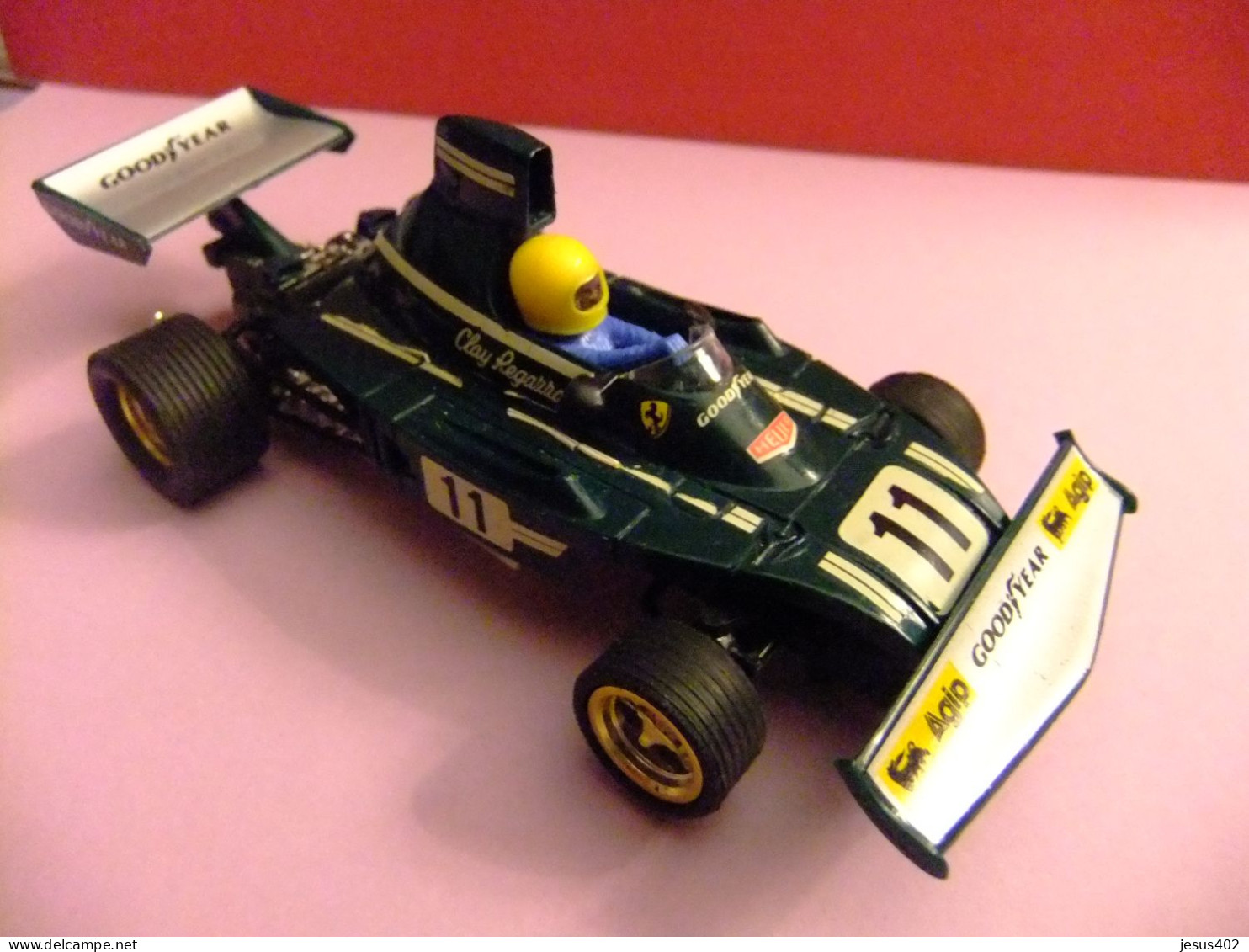 SCALEXTRIC EXIN FERRARI B3 F1 VERDE 11 PILOTO CLAY REGAZZONI  Ref.4052 Made In Spain - Circuitos Automóviles