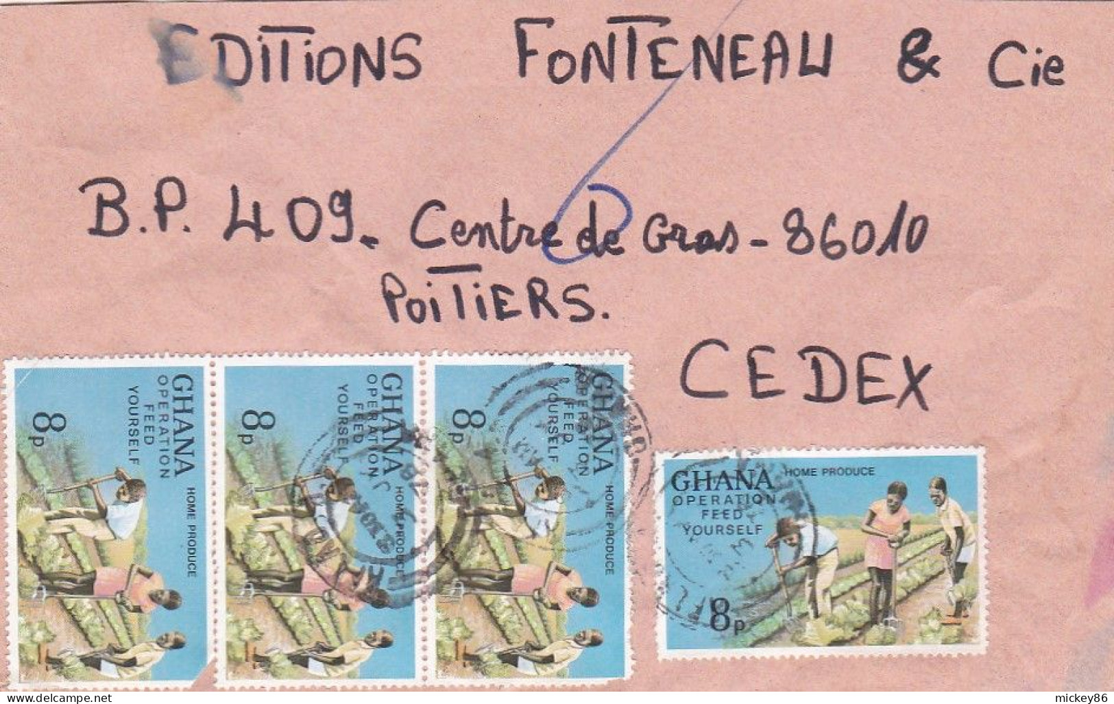 GHANA--1978 - Lettre AFLAO A  Pour POITIERS-86 (France) ..timbres Sur Lettre...cachet - Ghana (1957-...)