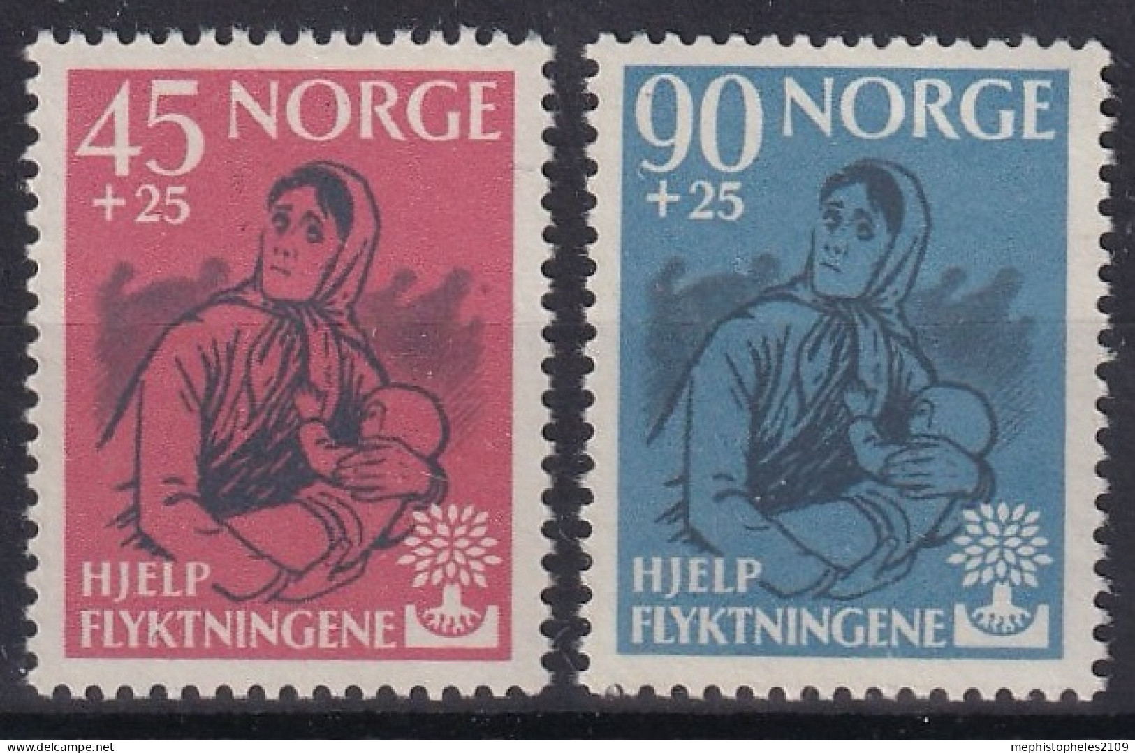 NORWAY 1960 - MNH - Mi 442, 443 - Ungebraucht