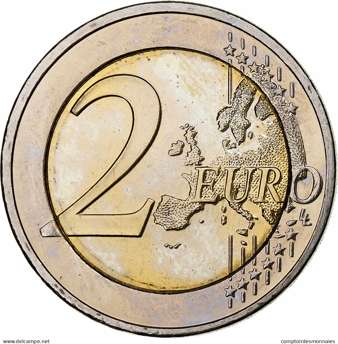 Chypre, 2 Euro, 10 Ans De L'Euro, 2012, SPL, Bimétallique - Cyprus