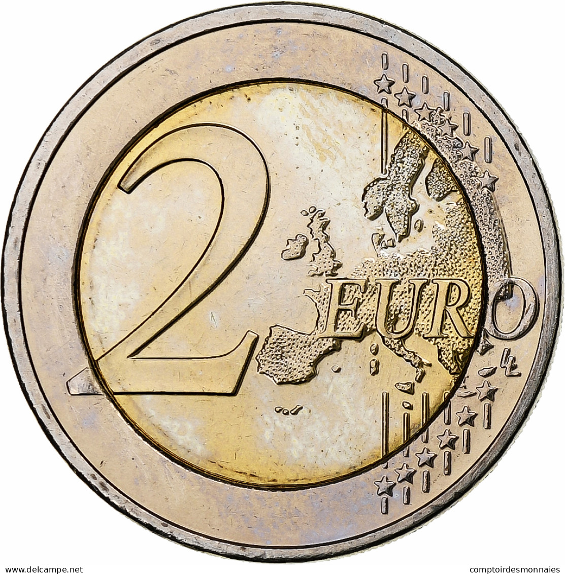 Chypre, 2 Euro, 10 Ans De L'Euro, 2012, SPL, Bimétallique - Chypre