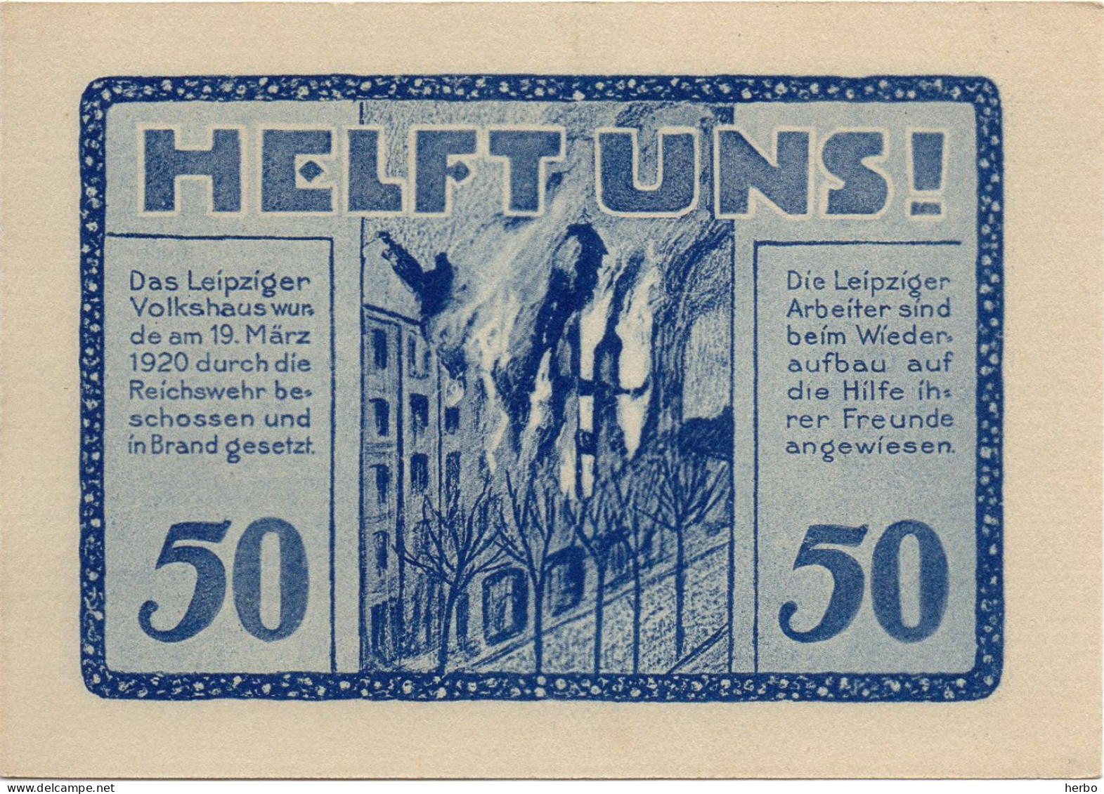 Bons De Nécessité Allemand 50 Pfennig, République De Weimar. Ville De LEIPZIG. Gutschein. 12 Bons Différents NEUFS. - Zwischenscheine - Schatzanweisungen