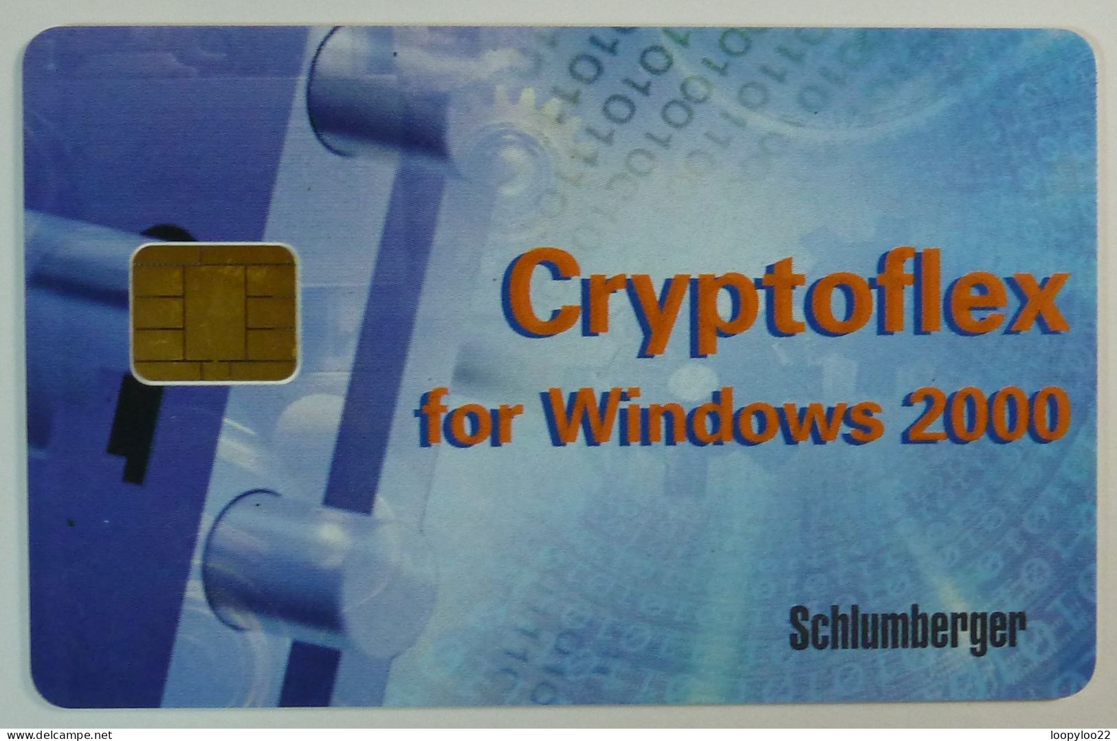 FRANCE - Chip - Schlumberger - Smart Card - Cryptoflex For Windows 2000 - Dummy - Fehldrucke