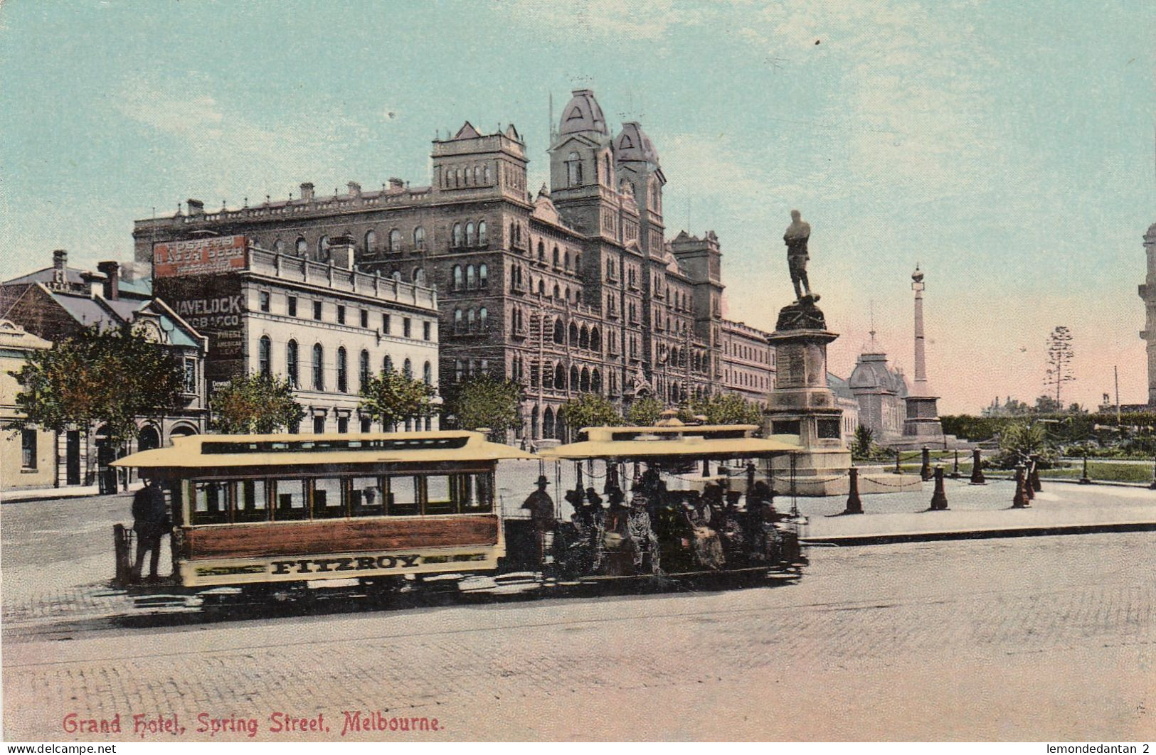 Melbourne - Spring Street - Grand Hotel - Tram - Melbourne