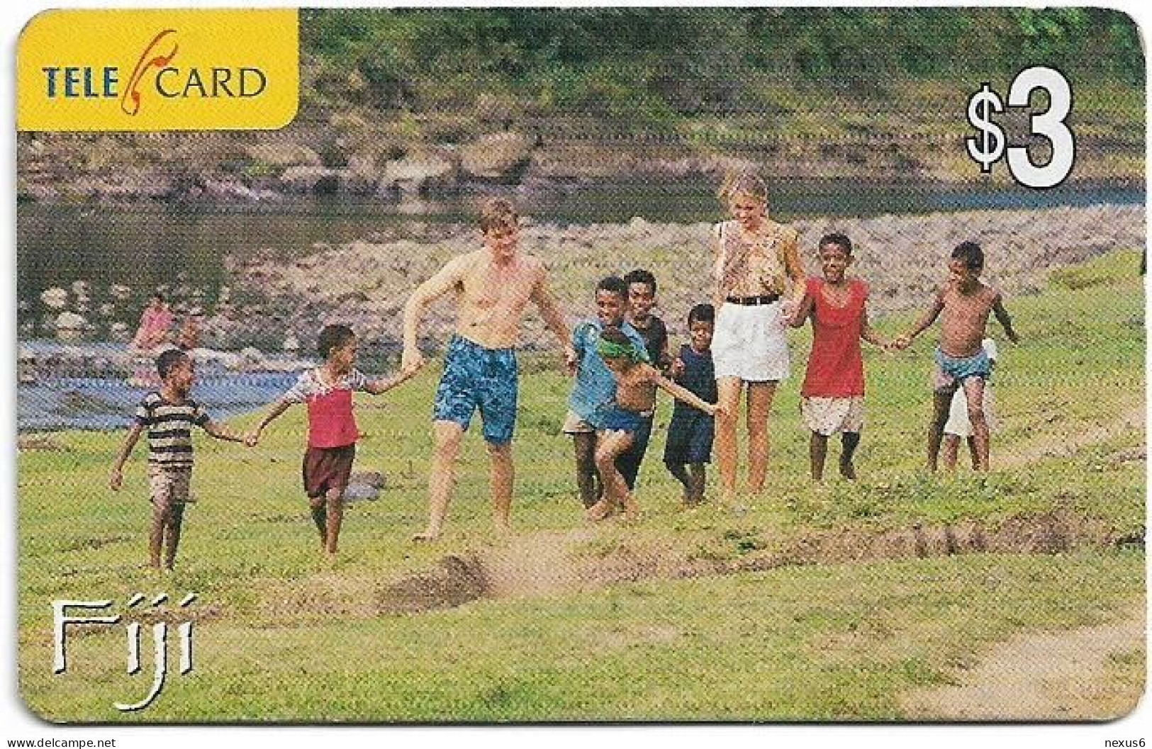 Fiji - Telecom Fiji - Fiji Style, Making Friends, Cn.04032, Remote Mem. 3$, Used - Figi