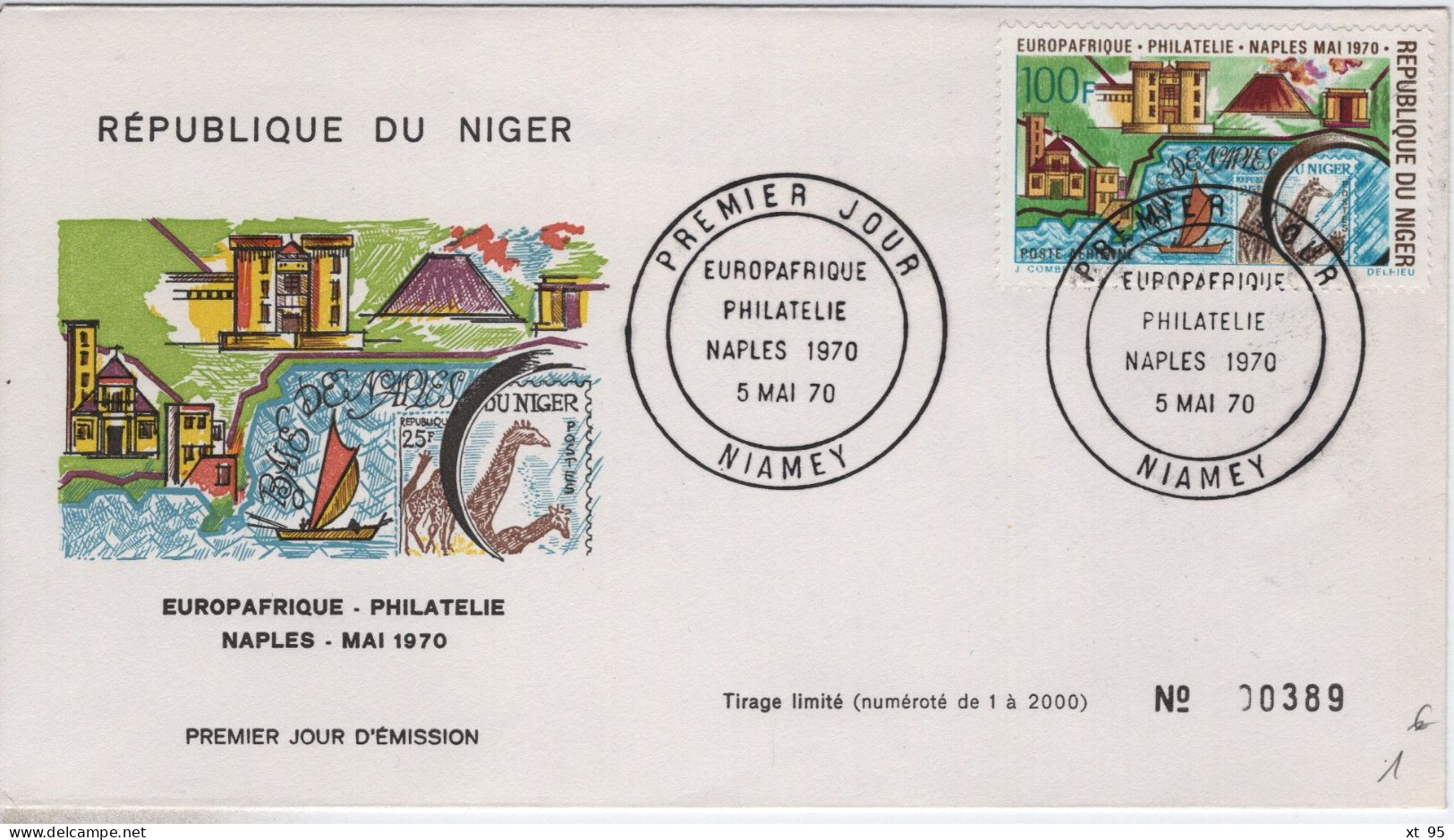 Niger - FDC - PA N°127 - Europafrique Philatelie - Niger (1960-...)