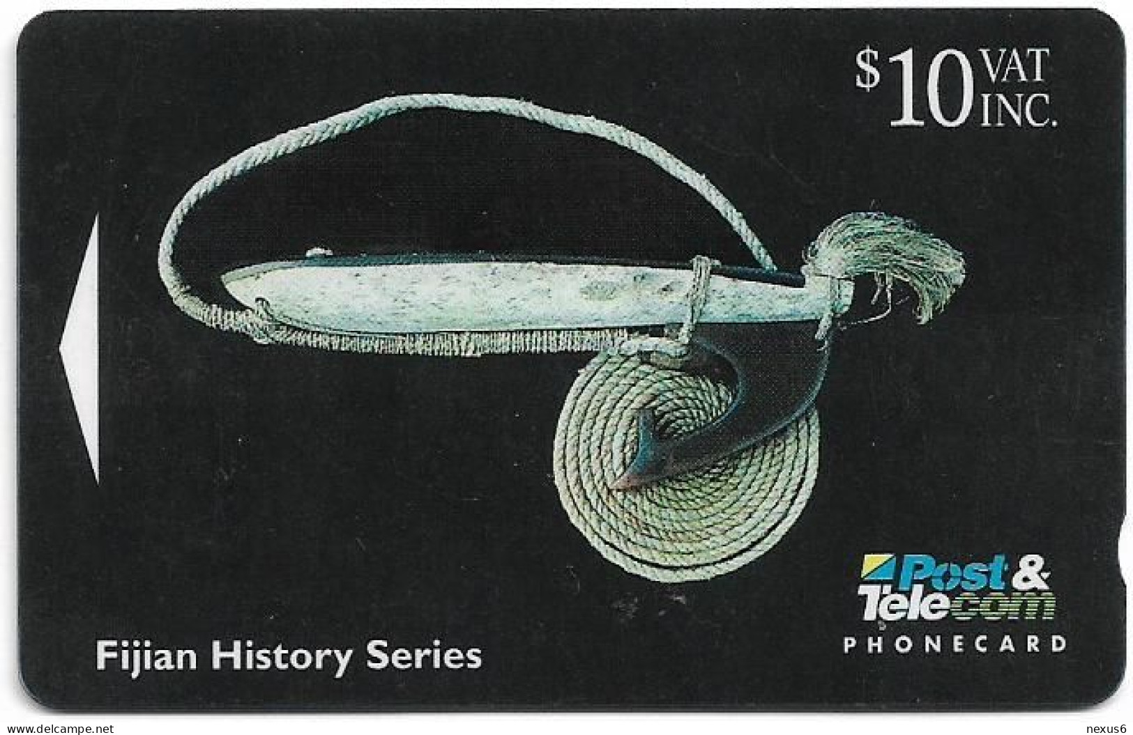 Fiji - Tel. Fiji - Fijian Artifacts I - Trolling Lure - 06FJD - 10$, 1994, 25.000ex, Used - Fidschi