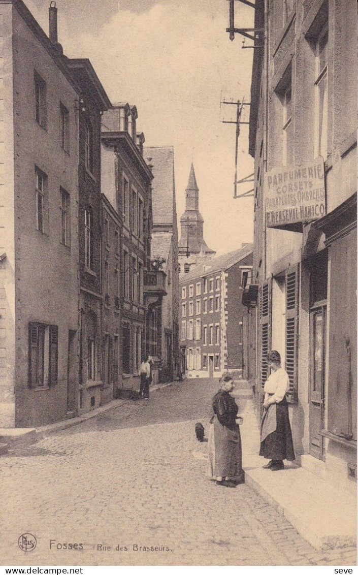 FOSSES La VILLE Rue Des Brasseurs Carte Non Postée - Fosses-la-Ville