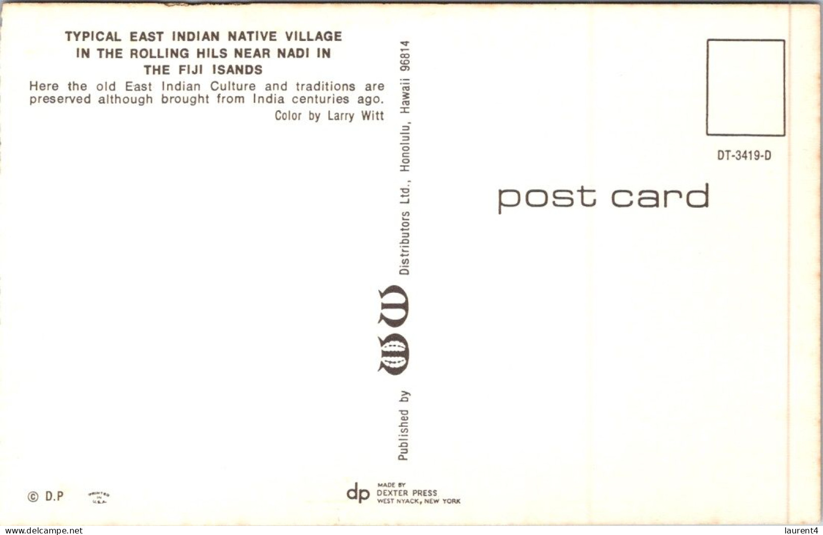 16-12-2023 (2 W 18) Ni-Sa-Bula From Fiji (Welcome) - Fiji