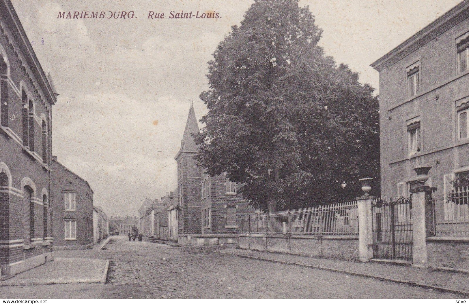 MARIEMBOURG Rue Saint-Louis FELDPOST Carte Postée Par Un Soldat Allemand En 1917 - Couvin