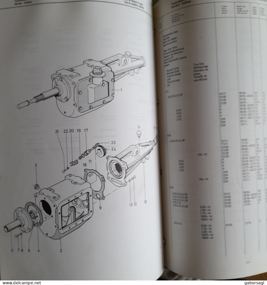 Ford Transmission Parts Catalogue 1973 Edition - Boeken Over Verzamelen