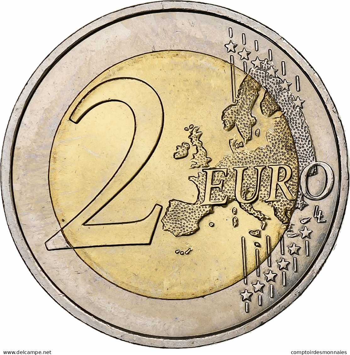 Monaco, 2 Euro, Admission à L'ONU, 2013, SPL, Bimétallique - Mónaco