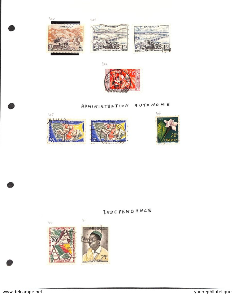CAMEROUN  - Colonie + République - collection neufs x et xx , oblitérés - voir tous les scans (cla 103)