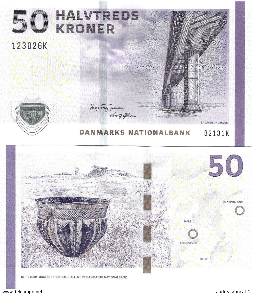Denmark 50 Kroner 2009 / [2013] P-65f(3) UNC - Danemark