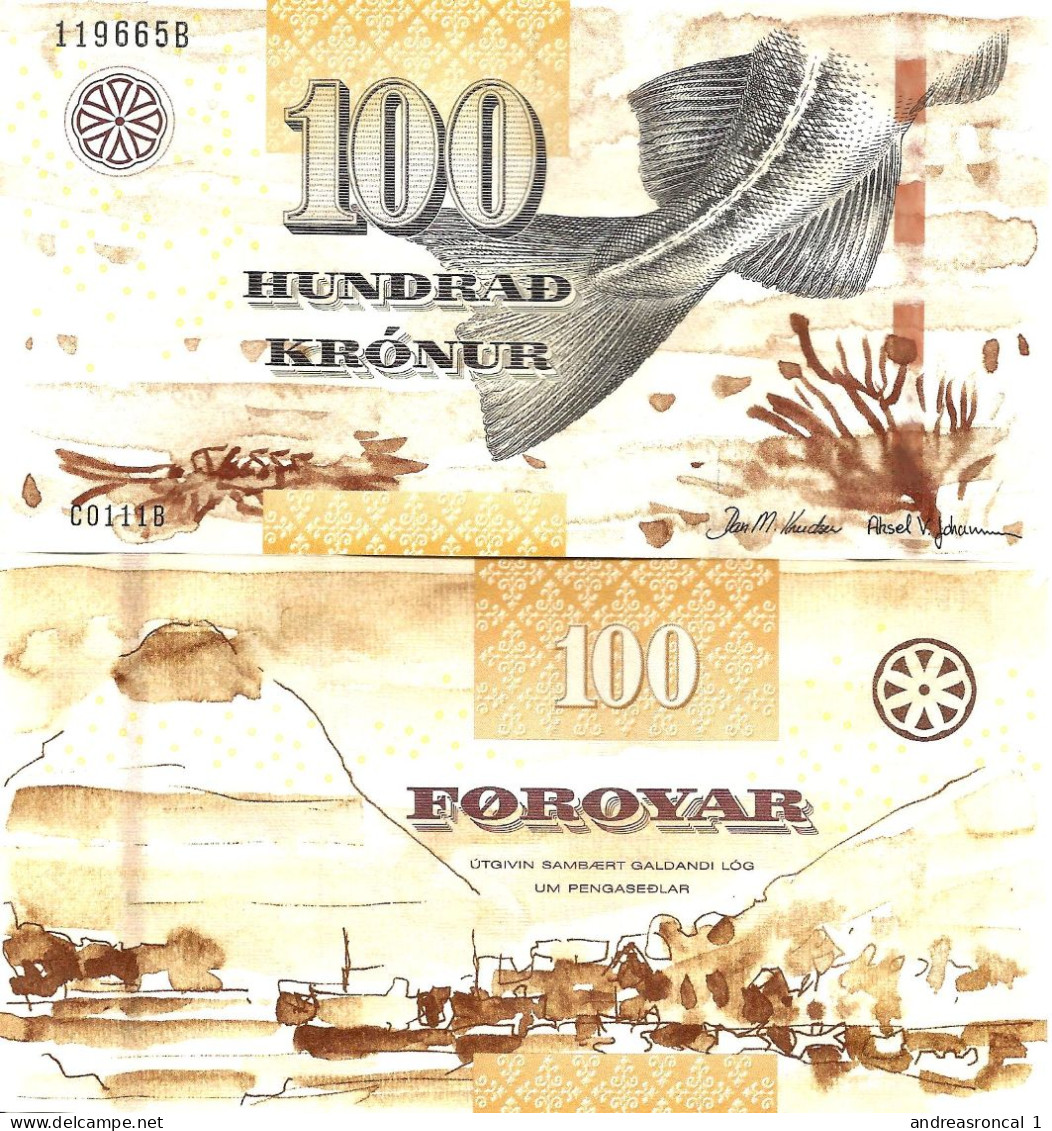 Faroe Islands 100 Faroese Krónur ND [2011] P-30 UNC - Féroé (Iles)