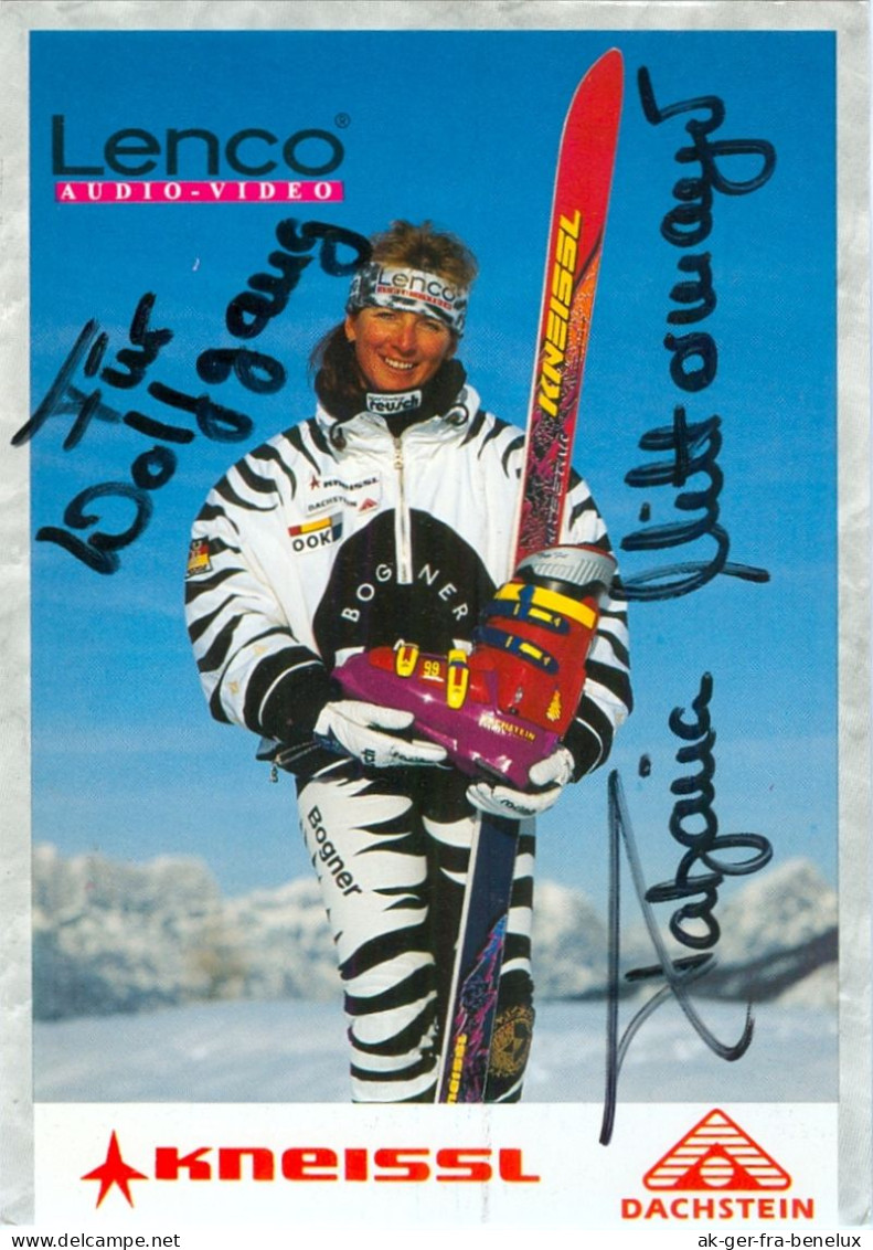 1) Autogramm AK Freestyle Buckelpiste Moguls Tatjana Mittermayer Rosenheim Olympia Olympionikin Weltmeisterin DSV - Authographs