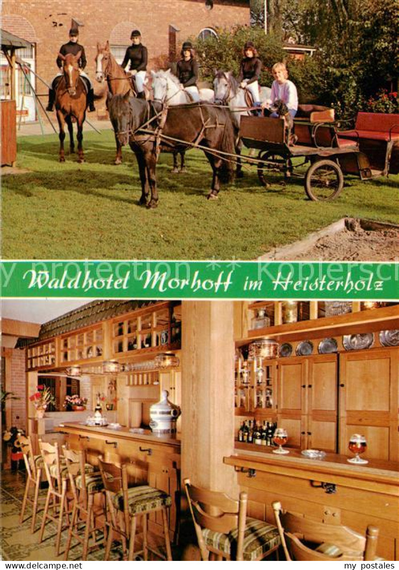 73829691 Petershagen Weser Waldhotel Morhoff Im Heisterholz Bar Gaststube Pferde - Petershagen