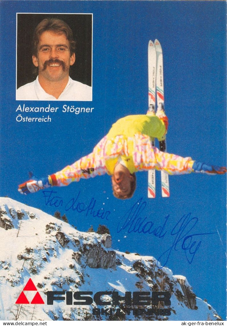 Autogramm AK Freestyle Aerials Buckelpiste Alexander Stögner Bad Ischl Österreich Austria ÖSV Olympia Olympionike - Authographs