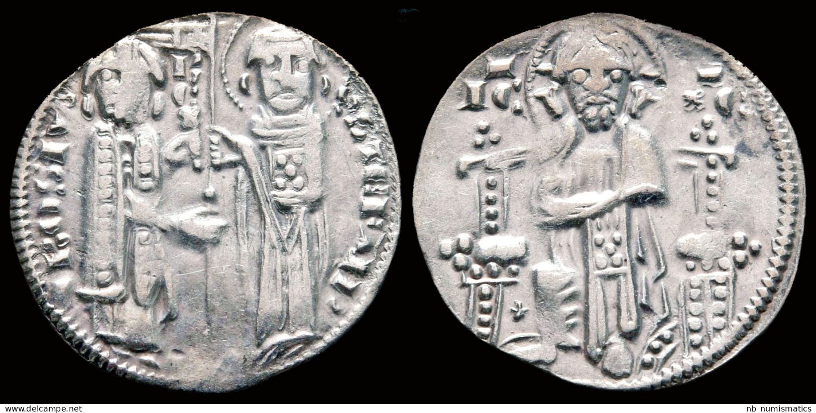 Serbia Stefan Uros II Milutin AR Dinar - Serbia