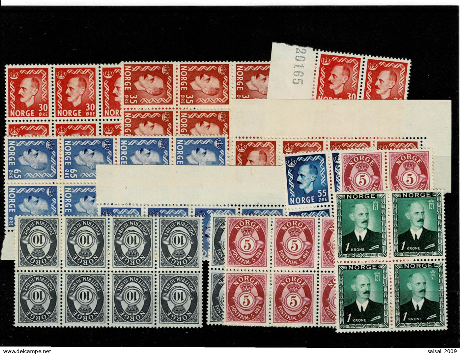 NORVEGIA ,anni Diversi ,17 Pezzi Usati + 94 Nuovi MNH ,solo 3 Pezzi MH ,qualita Ottima - Ungebraucht