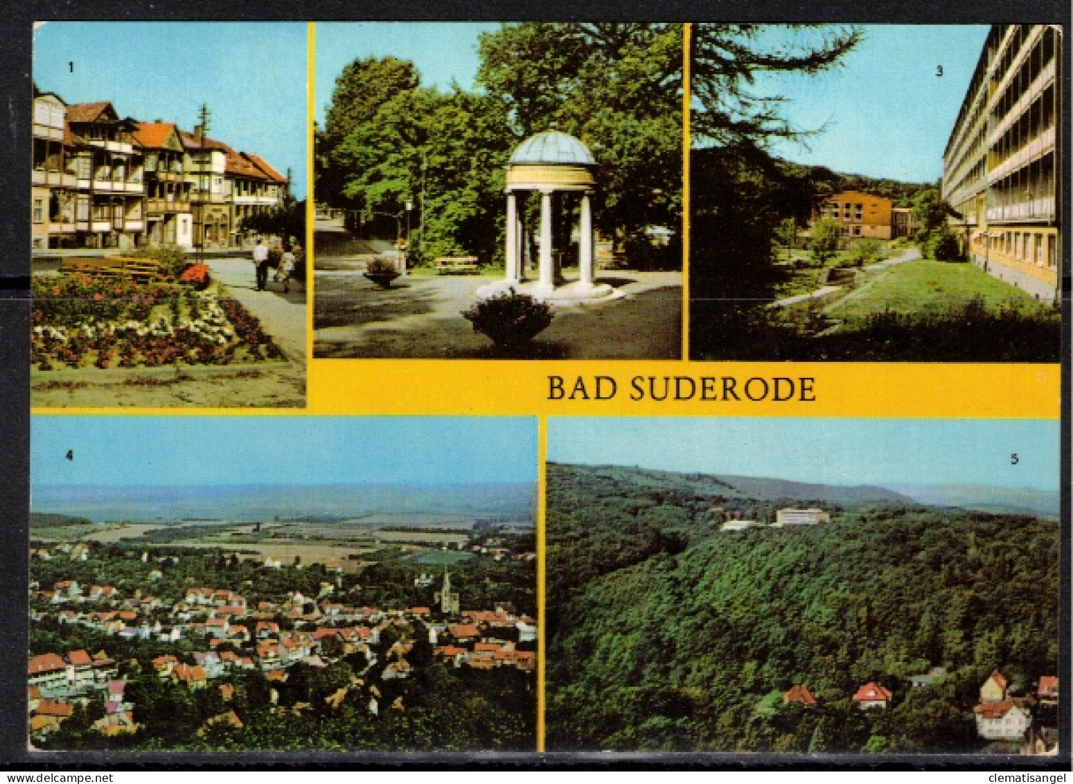 7aa * BAD SUDERODE * IN 5 ANSICHTEN * 1986 **! - Quedlinburg