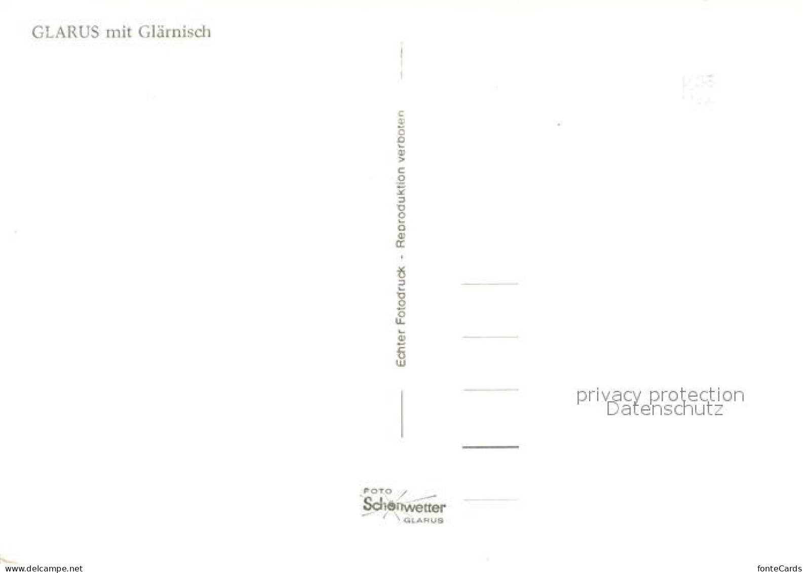 13718611 Glarus GL Mit Glaernisch Glarus GL - Sonstige & Ohne Zuordnung