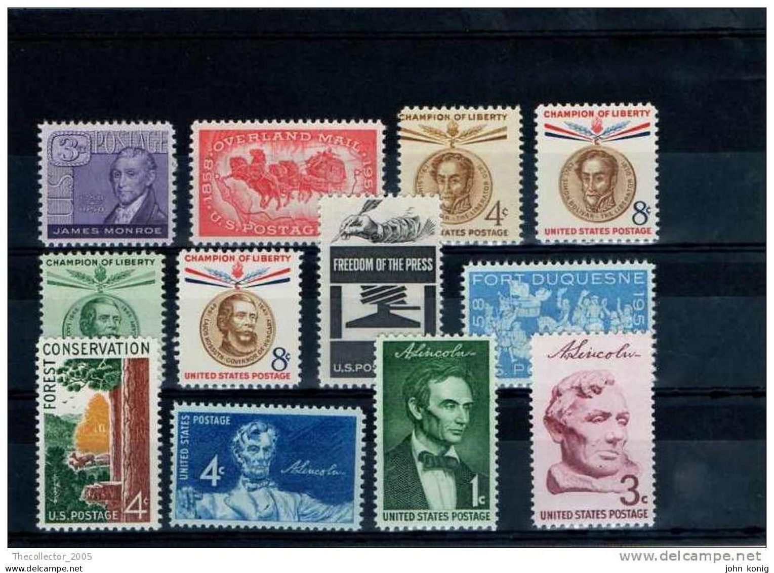 Stati Uniti D'America U.S.A. United States Of America -stamps Lot New-mint - Neue - Francobolli Lotto Nuovi - Colecciones & Lotes