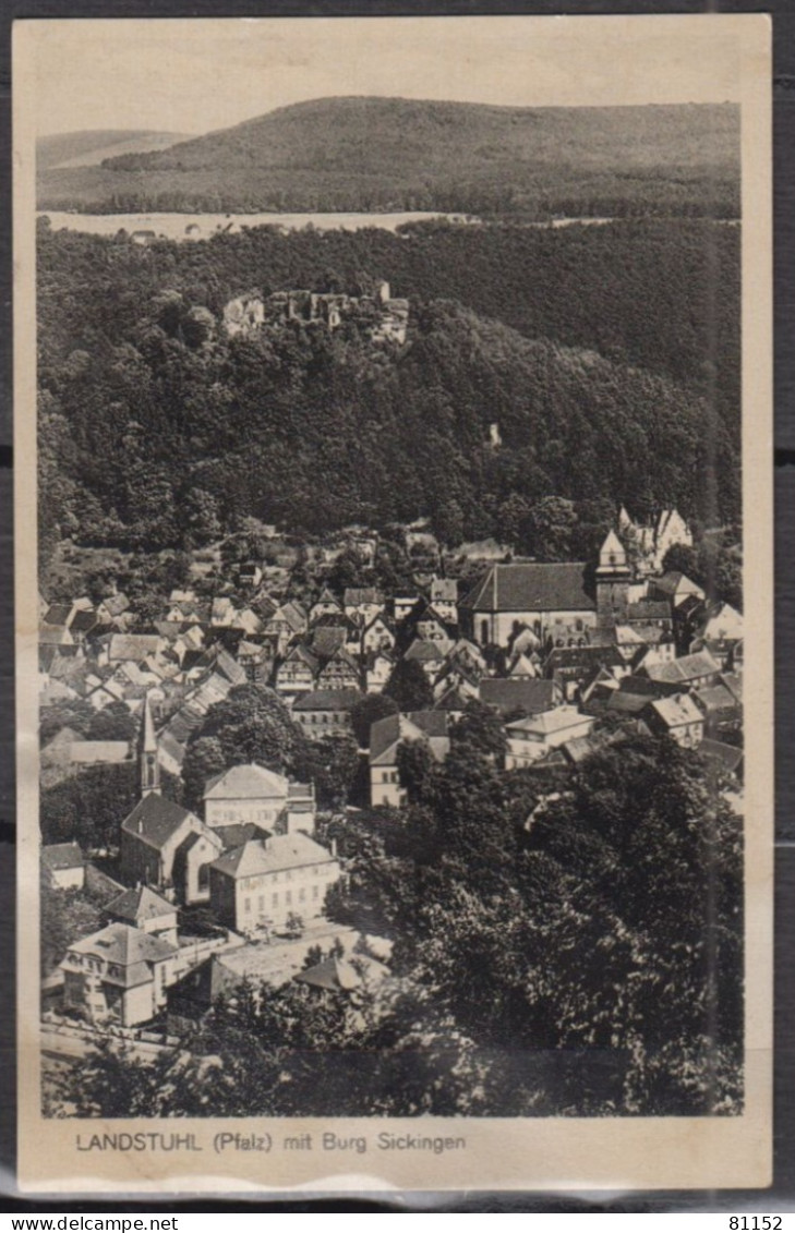 LANDSTUHL ( Pfalz )  Lot De 2 CPA  Non écrites    " Mit Burg Sickingen " - Landstuhl