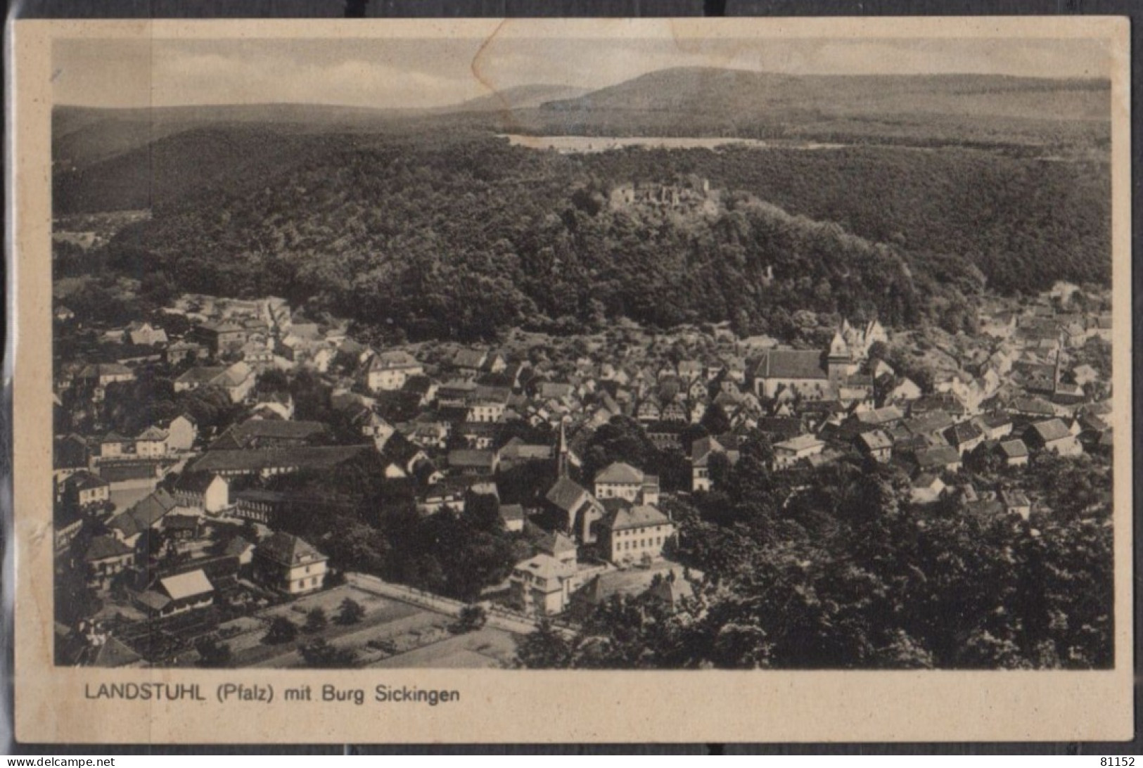 LANDSTUHL ( Pfalz )  Lot De 2 CPA  Non écrites    " Mit Burg Sickingen " - Landstuhl